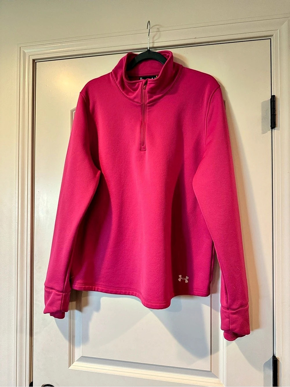 Under Armour Storm 1/4 Zip Pullover Pink XL Like New